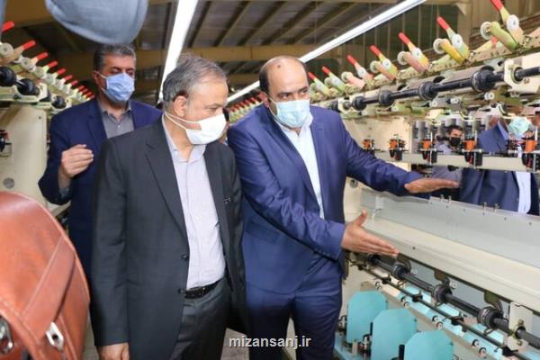 بازدید وزیر صمت از كارخانه نساجی سلماس