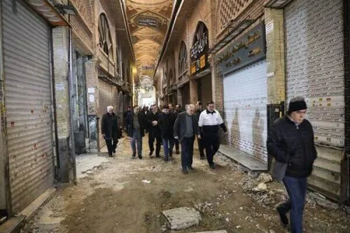 حفاری های غیر مجاز زیر بازار بزرگ تهران