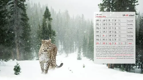 تقویم اسفند ۱۴۰۴ اسفند چند روز تعطیلی داریم؟